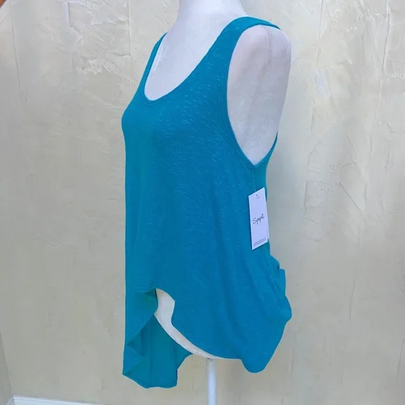 NWT Sympli Top it Iff Tank Size 8 In Turquoise - Picture 2 of 4